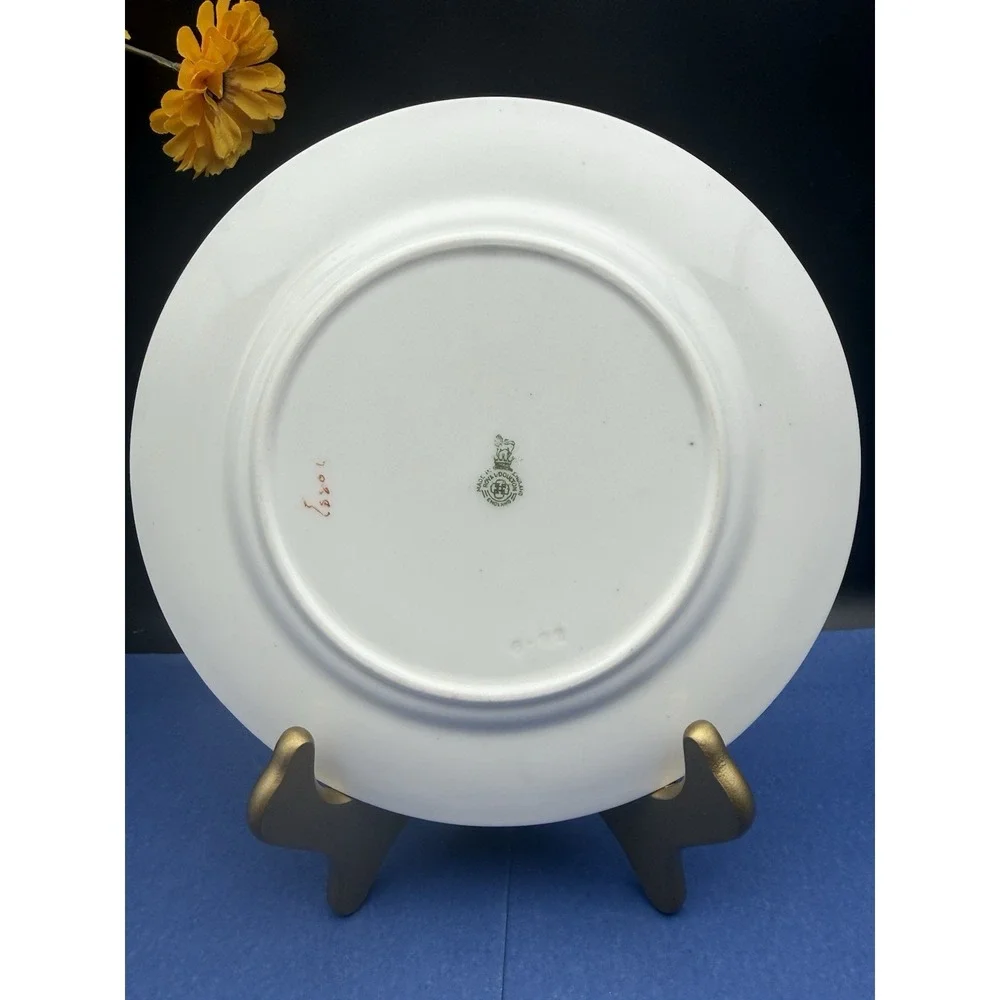 Royal Doulton Old English Coaching Scenes‎ Salad Plate Mail Coach Departure Vtg